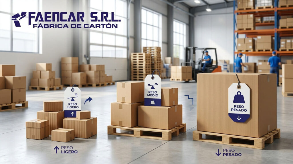 ¿Cómo elegir cajas de cartón según el peso de tus productos?