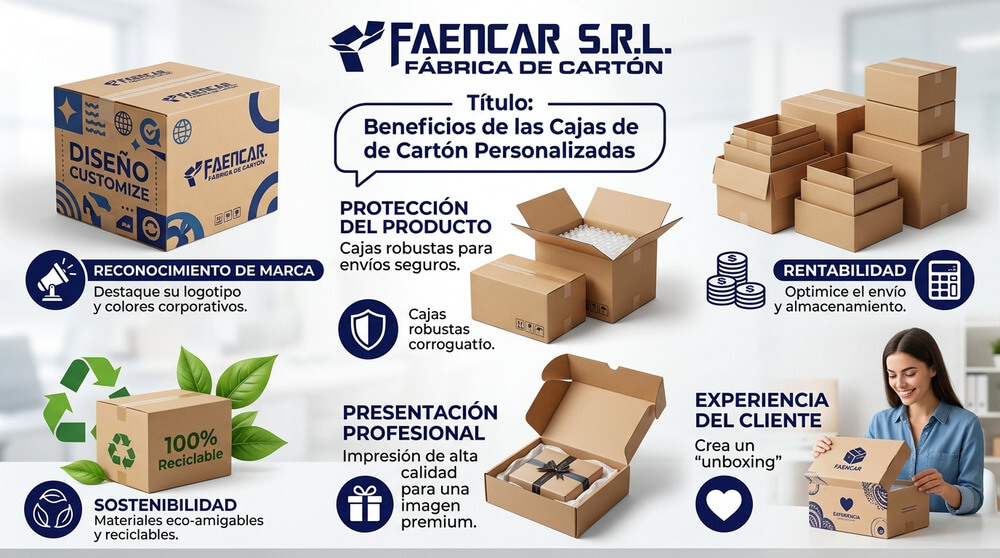 Beneficios de personalizar cajas de carton para tu negocio