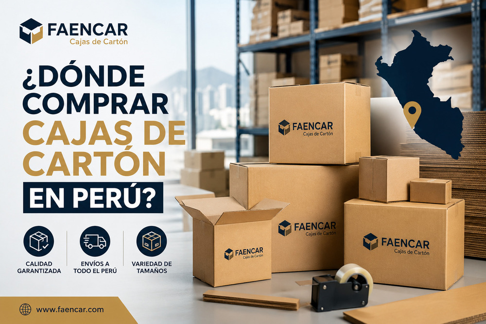 ¿Dónde comprar cajas de cartón en Perú?