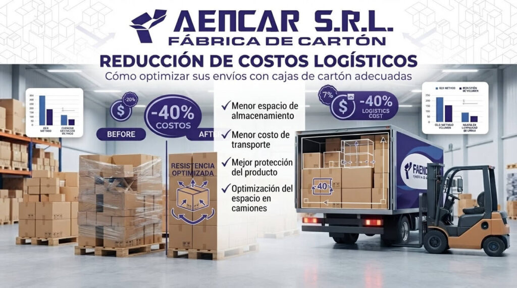 ¿Cómo reducir costos logísticos utilizando cajas de cartón adecuadas?